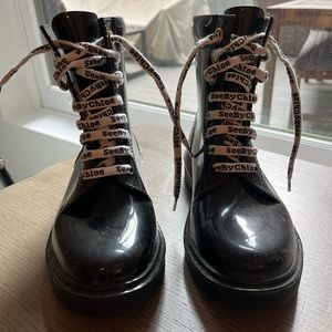 See by Chloe Rainboots